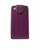 Flip Leather Case For iPhone 3G / 3GS Purple
